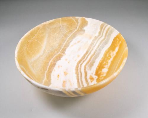 Yellow Alabaster Bowl