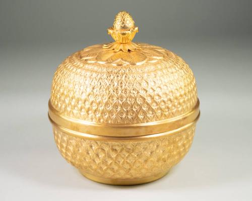 Tombac Lidded Bowl