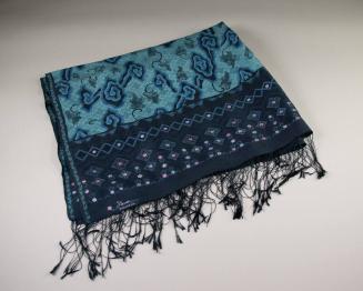 Lenan Silk Blue Cloud Shawl