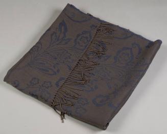 Wool Blanket With Floral Pattern
