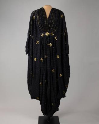 Black and Gold Traditional Lebanese Dress