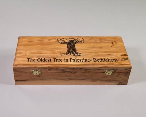 Oldest Tree in Palestine Olive Oil Storage Box