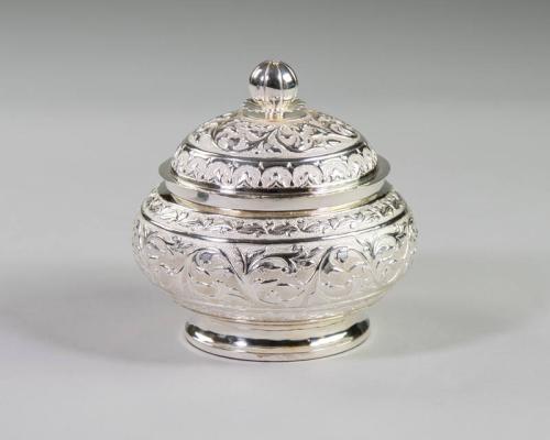 Silver Trinket Box with Lid