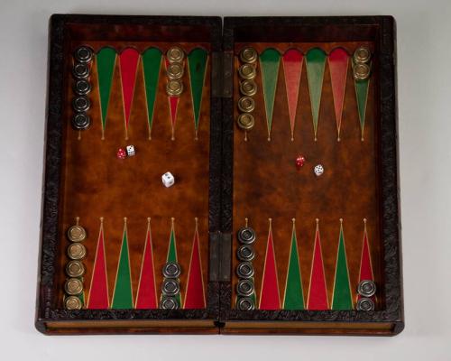 Backgammon and Checker Board Set