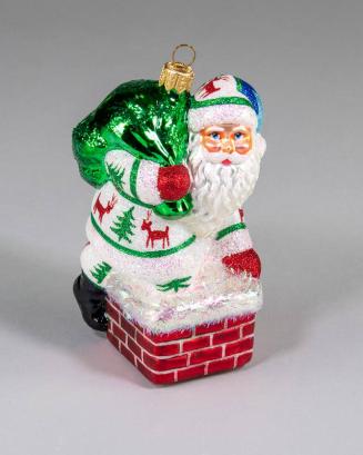 Santa is Coming - Alpine Ornament