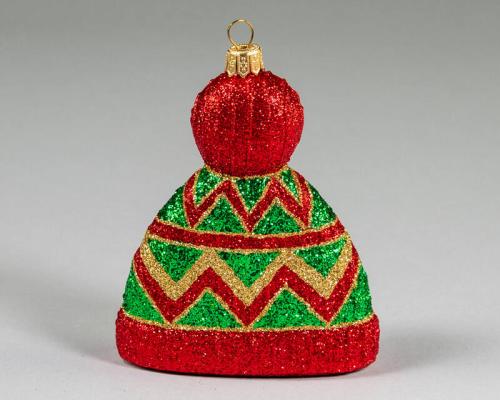 Holiday Hat - Zigzag Ornament