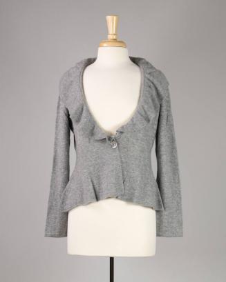 Gray Cashmere Cardigan