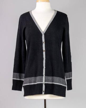 Black Cashmere Cardigan