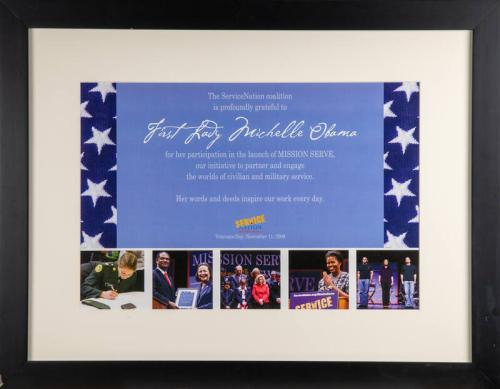 Mission Serve Framed Poster