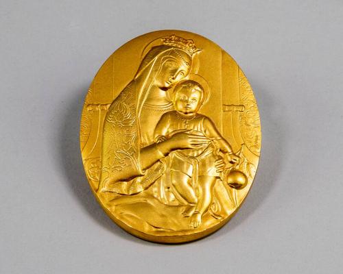 Madonna and Child Medallion