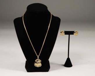 Liberia Coat of Arms Necklace and Earrings