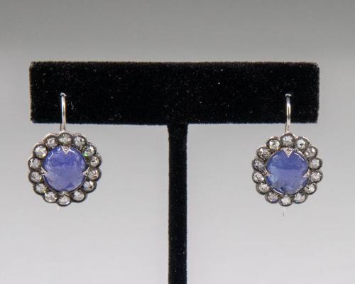 Tanzanite Embellished Earrings