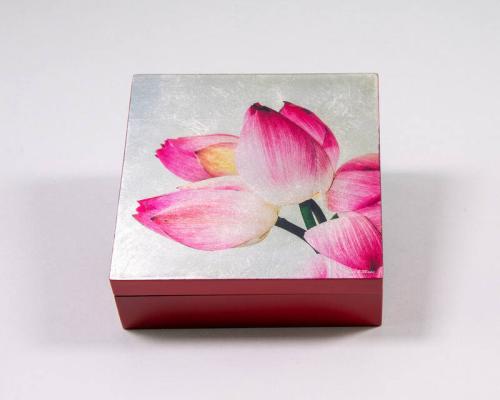 Painted Wood Trinket Box