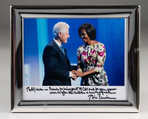 2010 Clinton Global Initiative Signed Photograph