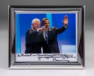 2010 Clinton Global Initiative Signed Photograph