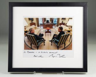 Signed Picture in the Oval Office