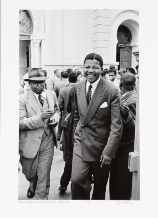 Nelson Mandela during the Treason Trial. Pretoria, 1958