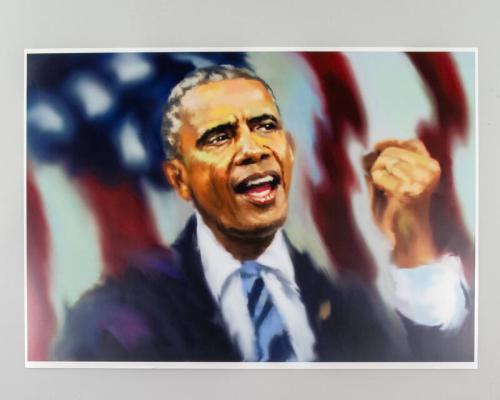 Stylized Portrait of President Obama