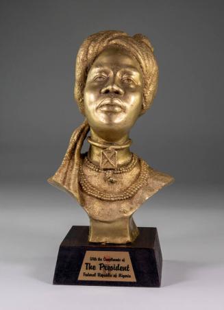 Brass Bust of a Woman