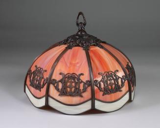 Stained Glass Orange Lampshade