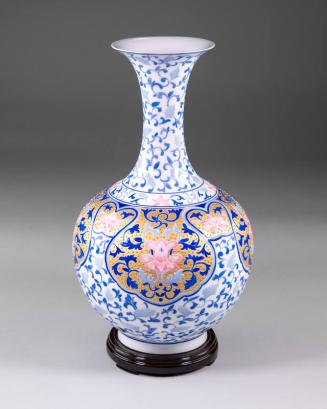 Vase with Lotus Pattern