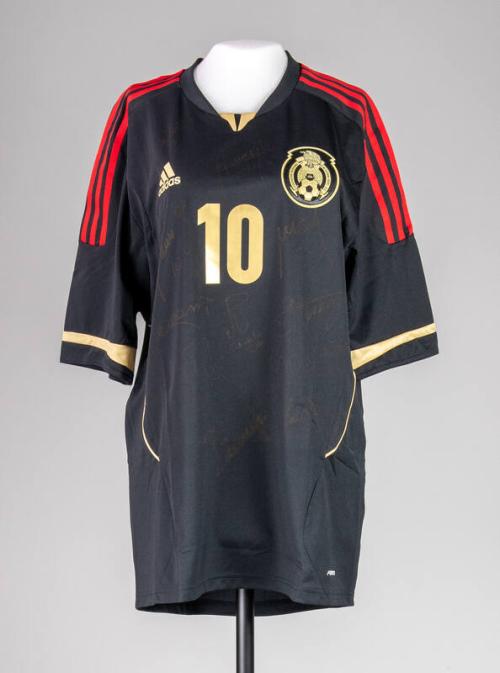 Black Child's Mexico National Soccer Team Jersey