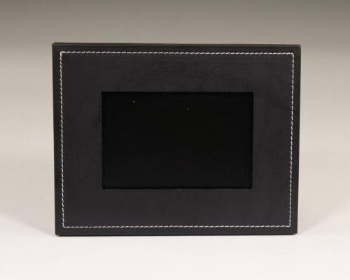 Faux Leather Digital Picture Frame - Sasha