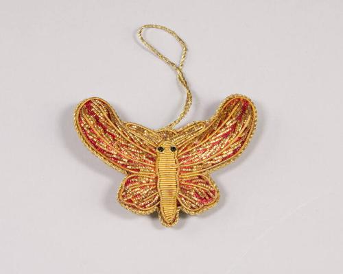 Butterfly-Shaped Christmas Tree Ornament