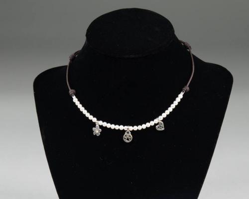 Charm Faux-Pearl Necklace