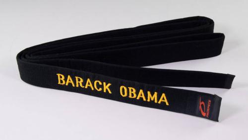 Barack Obama Taekwondo Black Belt