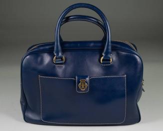 Blue Leather Purse