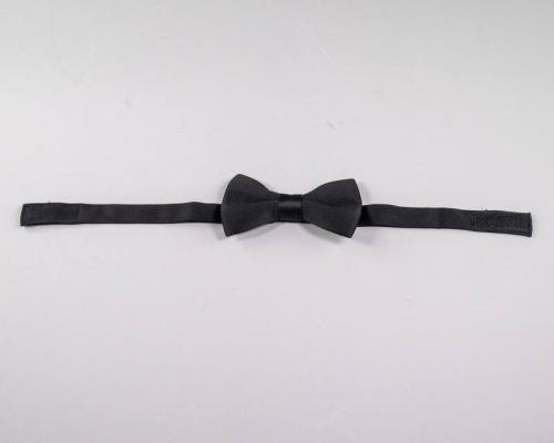 Black Pre-tied Bow Tie