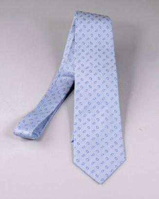 Light Blue Checkered Necktie