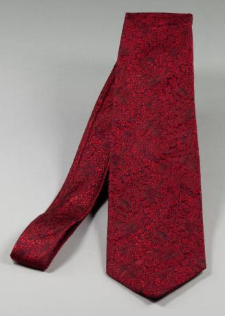 Two Toned Red Floral Necktie