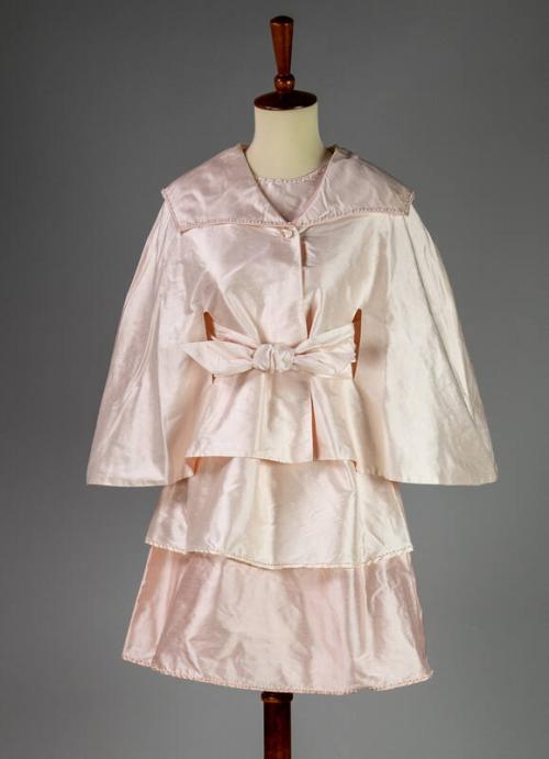 Pink Silk Jacket with Sash