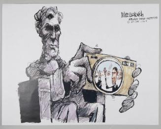 Lincoln Memorial Political Cartoon