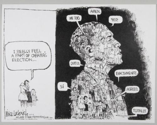 2008 Election Day Political Cartoon