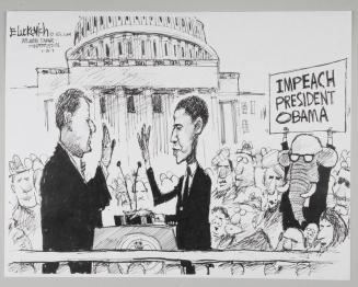 2009 Impeachment Political Cartoon