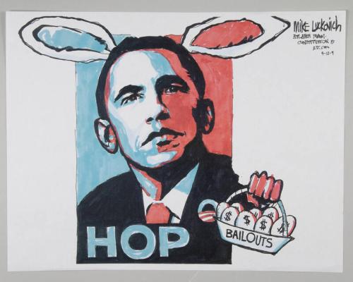 Easter Bunny Political Cartoon