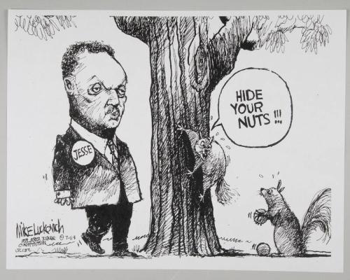 Jesse Jackson Political Cartoon