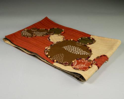 Stone, Shell, and Wood Accented Table Runner