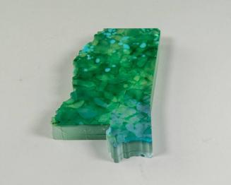 Glass Mississippi Paperweight