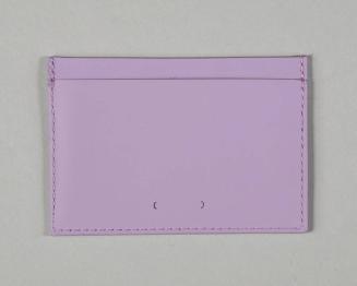 Light Purple Leather Card Holder