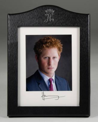 Framed Photograph of Prince Harry of Wales