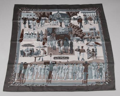 Un Siècle de Courses Deauville Scarf