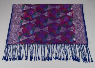 Purple Batik Shawl