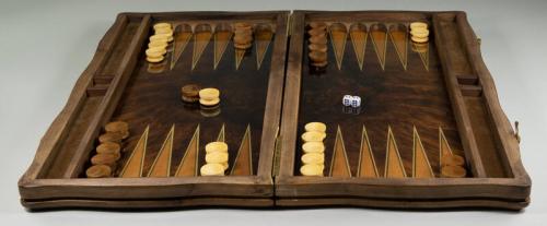 Wood Backgammon Pieces