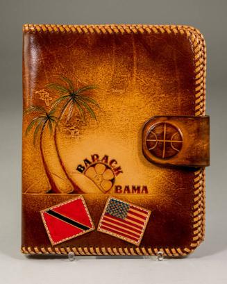 Tobago Tourism Leather Portfolio and Pen