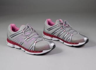 ProSpecs Gray and Pink Sneakers