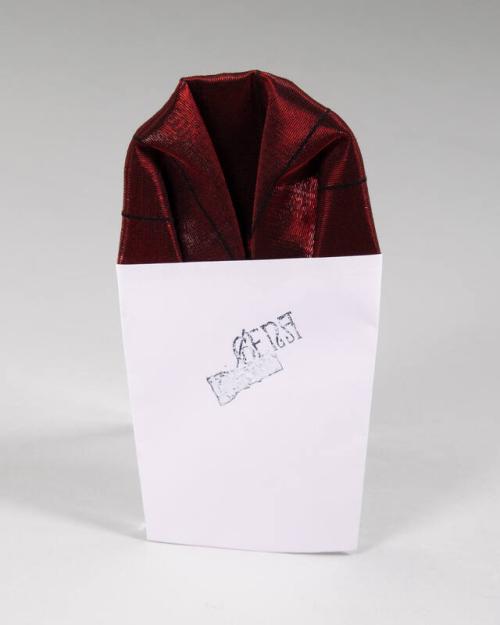 Red Satin Pocket Square